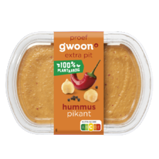 g'woon hummus naturel of pikant